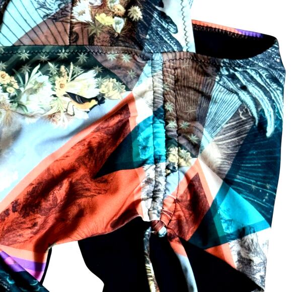 Chufy One Piece Swimsuit Size XS Printed Halter Made in Spain Stretchy Fabric - Picture 15 of 16